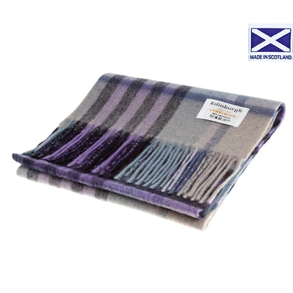 100% Lambswool Scarf Hypoallergenic SCOTTISH IMPORT THINK SOFT WARM TARTAN NWT - Picture 3 of 5